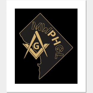 MWPHGLDC - Black & Gold Posters and Art